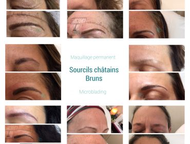 restructurations sourcils châtains