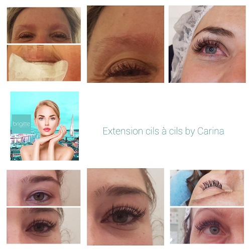 Carina extension cils Extensions cils Brigitte